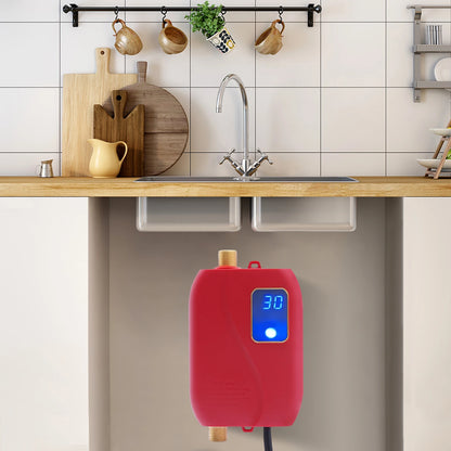 3000W Instant Water Heater 68-122℉ Kitchen Mini