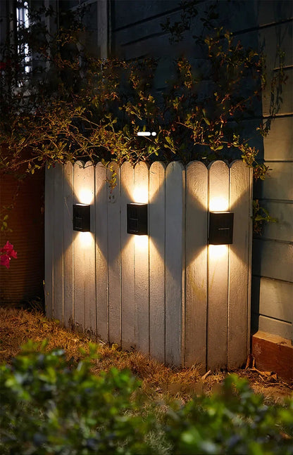 1~8PCs Wall Solar Light for Outdoor Lighting