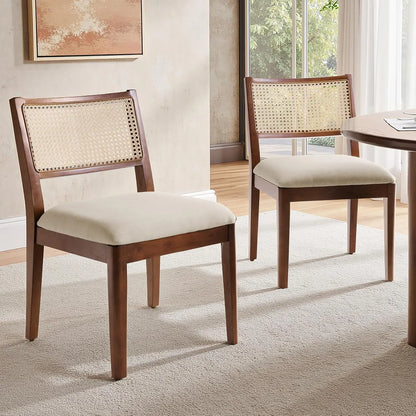 Dining Chairs Set of 2, French Solid Wood