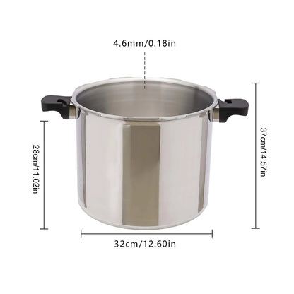 23 Quart Pressure Canner and Cooker with Pressure Gauge