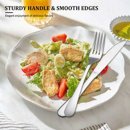 48PCS Flatware Set, High Quality Construction