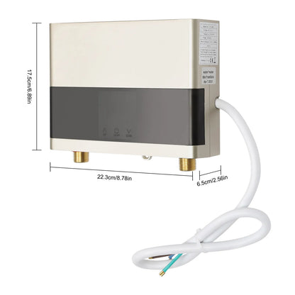 Smart Electric Water Heater, 1300-4000W Adjustable Power