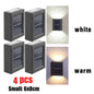 1~8PCs Wall Solar Light for Outdoor Lighting
