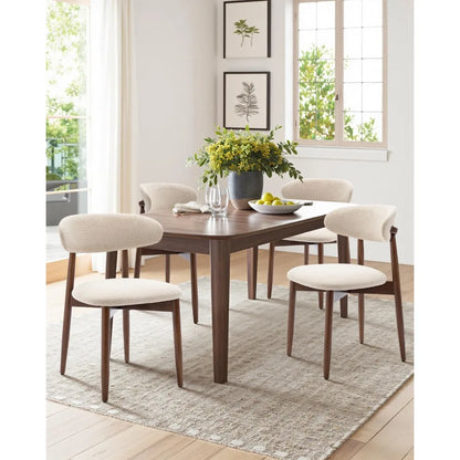 Dining 
Chairs Set of 4, Upholstered Farmhouse, Modern