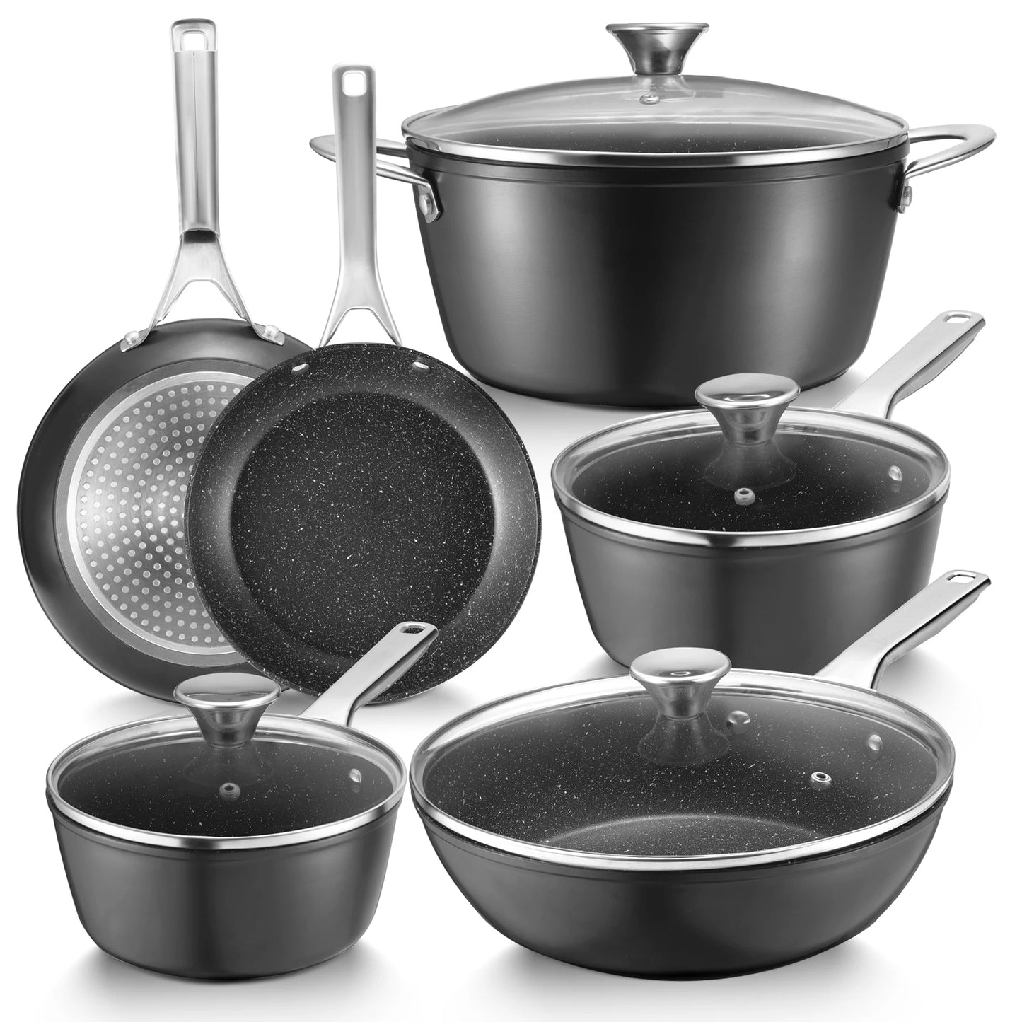 10-Piece Pots and Pans Set