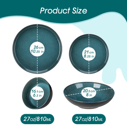 18/24 Piece Ceramic Dinnerware Set