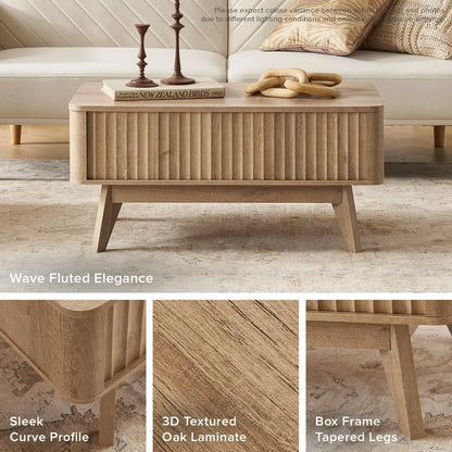 mopio Brooklyn Coffee Table, Lift Top Coffee Tables