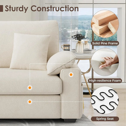 Modern 89 Inch Sofa