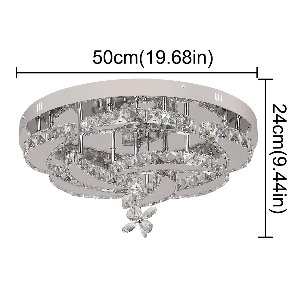 Luxury K9 Crystal Chandelier Modern Ceiling Lamp