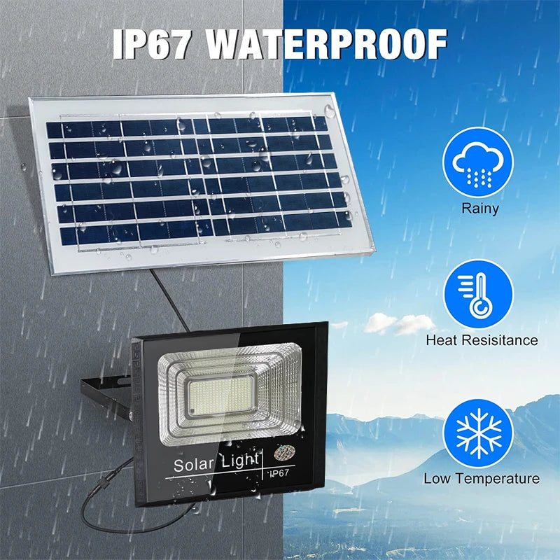 2PCS Solar Flood Light Outdoor