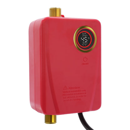 Black/Red 3000W Electric Water Heater 20~50℃
