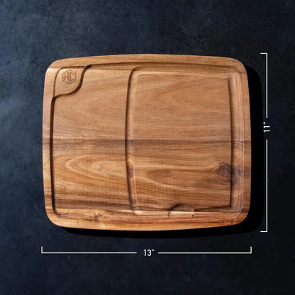 HexClad 4-Piece Bistecca Wooden Steak Plate Set