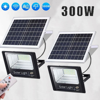 2PCS Solar Flood Light Outdoor