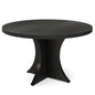 Round Dining Table for 4-6, 47.24-Inch Farmhouse Kitchen Table