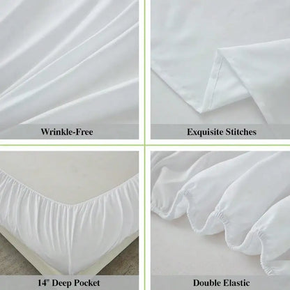 6pcs Sheet Set - Ultra Soft BedSheets   - Brushed Microfiber