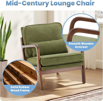 Mid Century Accent Chair, Modern Living Room Chairs