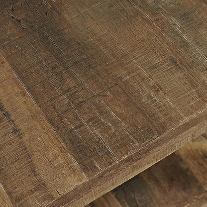 Rustic Reclaimed Solid Wood Side Table