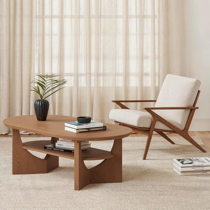 Mid Century Modern Coffee Table,47"