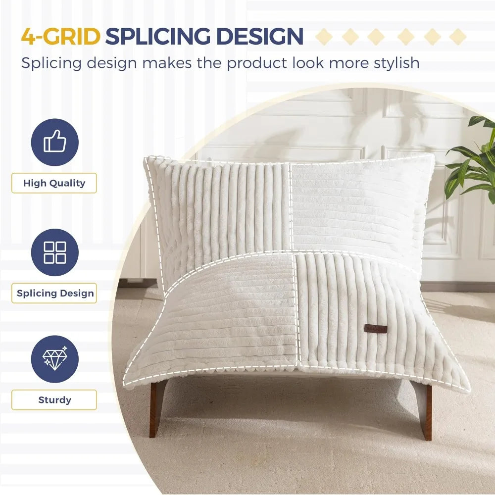 Adjustable Chair, 3-Position Upholstered Accent Chair
