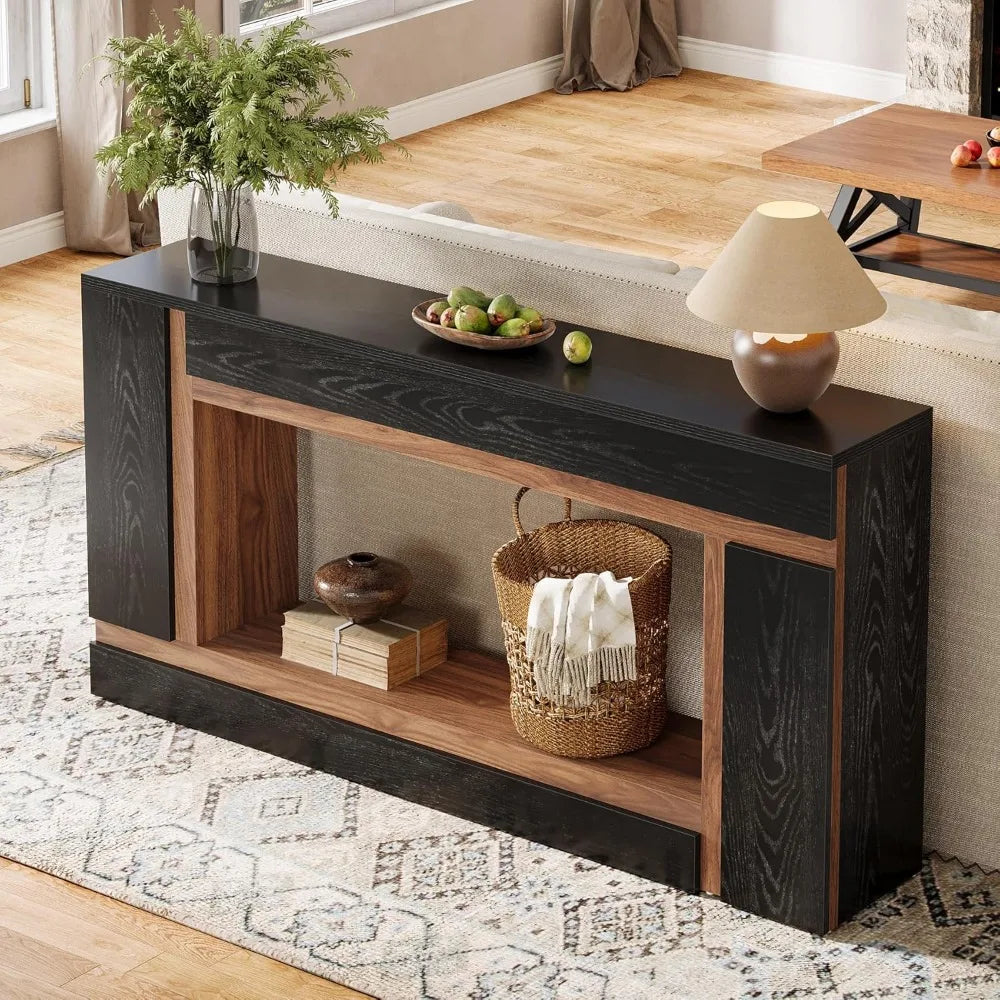 63-Inch Long Console Table for Entryway & Hallway