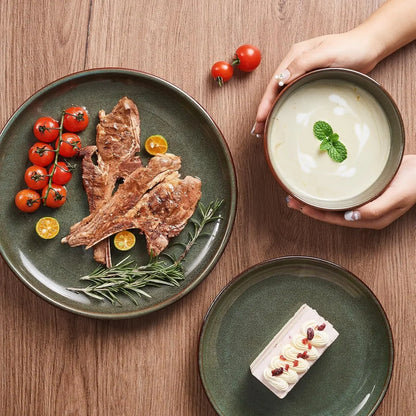 Stoneware Dinnerware Sets Service for 4, 12 pcs