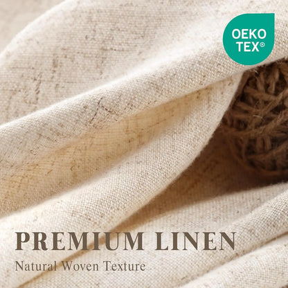 Linen Shower Curtain, Beige