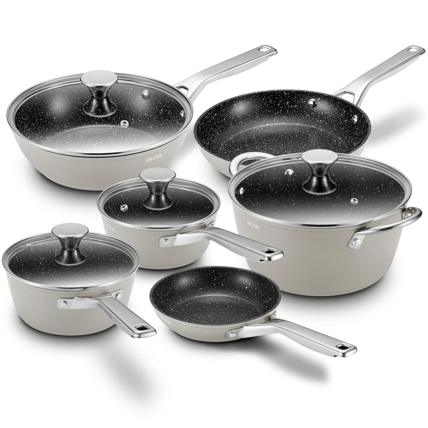 10-Piece Pots and Pans Set