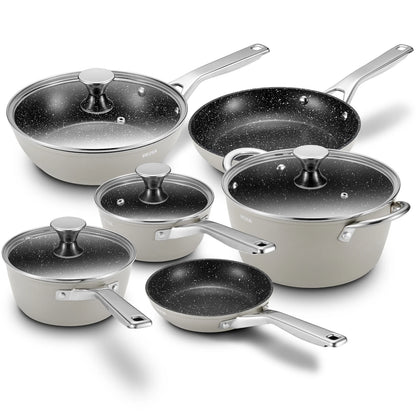 10-Piece Pots and Pans Set