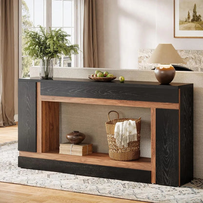 63-Inch Long Console Table for Entryway & Hallway
