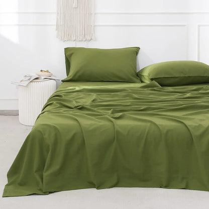 3/4Pcs Solid Color Belgian Linen Cotton