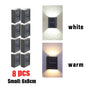 1~8PCs Wall Solar Light for Outdoor Lighting