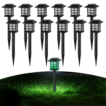 12pack Solar LED Pathway Lights, Outdoor Landscape Lighting