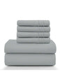 6-Piece Embroidered Bed Sheet Set
