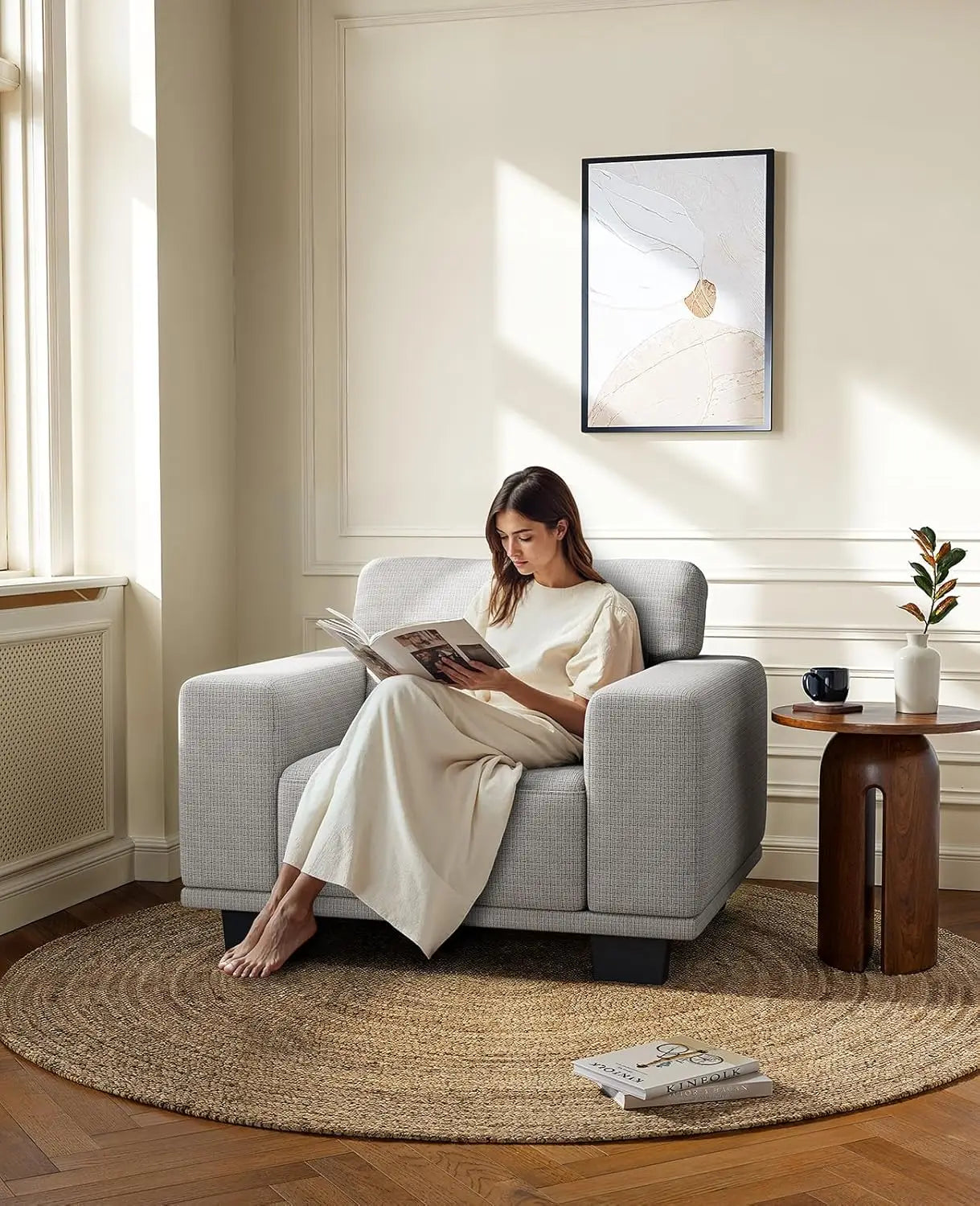 40" Accent Sofa Chair, Modern Armchair