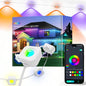 300FT Permanent Outdoor Lights Smart Eave Lights DIY Color Changing
