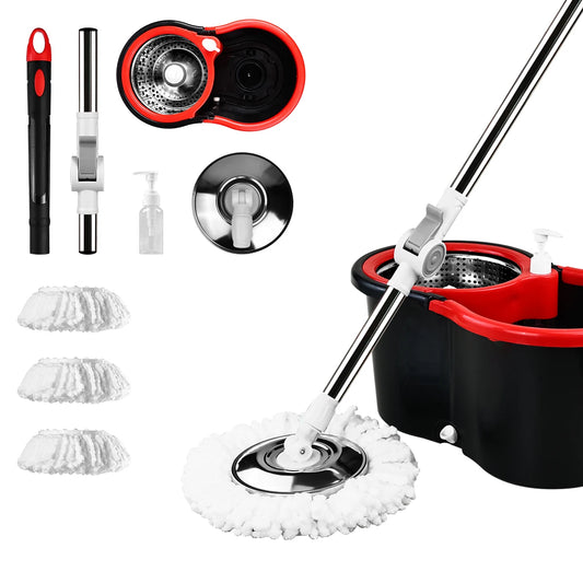 Mop Bucket Set 360° Dual-Motion Spin Mop System