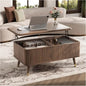 Lift Top Coffee Table with Storage, Mid Century Modern
