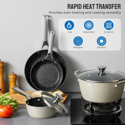 10-Piece Pots and Pans Set