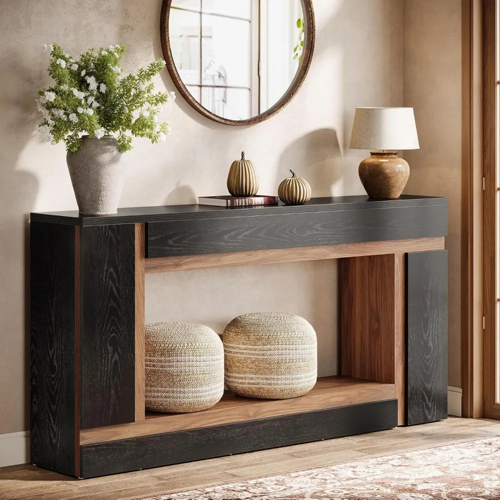 63-Inch Long Console Table for Entryway & Hallway