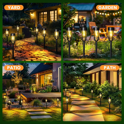 4 Sets Outdoor Solar Street Lights