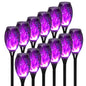 Green Solar Flame Light Outdoor with Flickering Flame