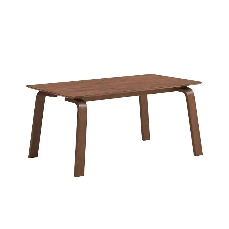 Modern Walnut Finish 5-Piece Dining Set