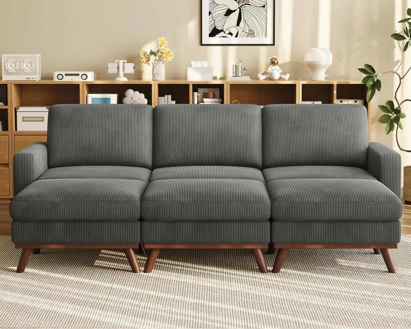 38.5" Accent, Upholstered Armchair with Deep Seat