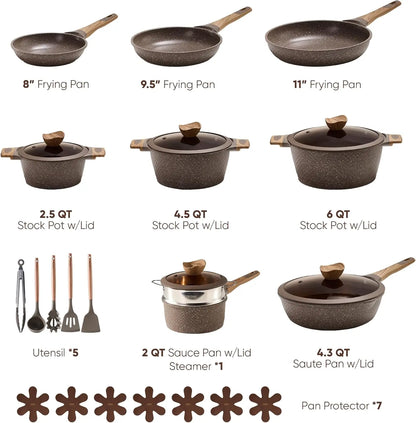 26PCS Cookware Set  Nonstick