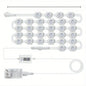 Eaves Lights Permanent Outdoor LED Light String Strip