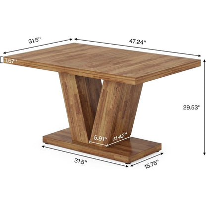 47-Inch Dining Table for 4