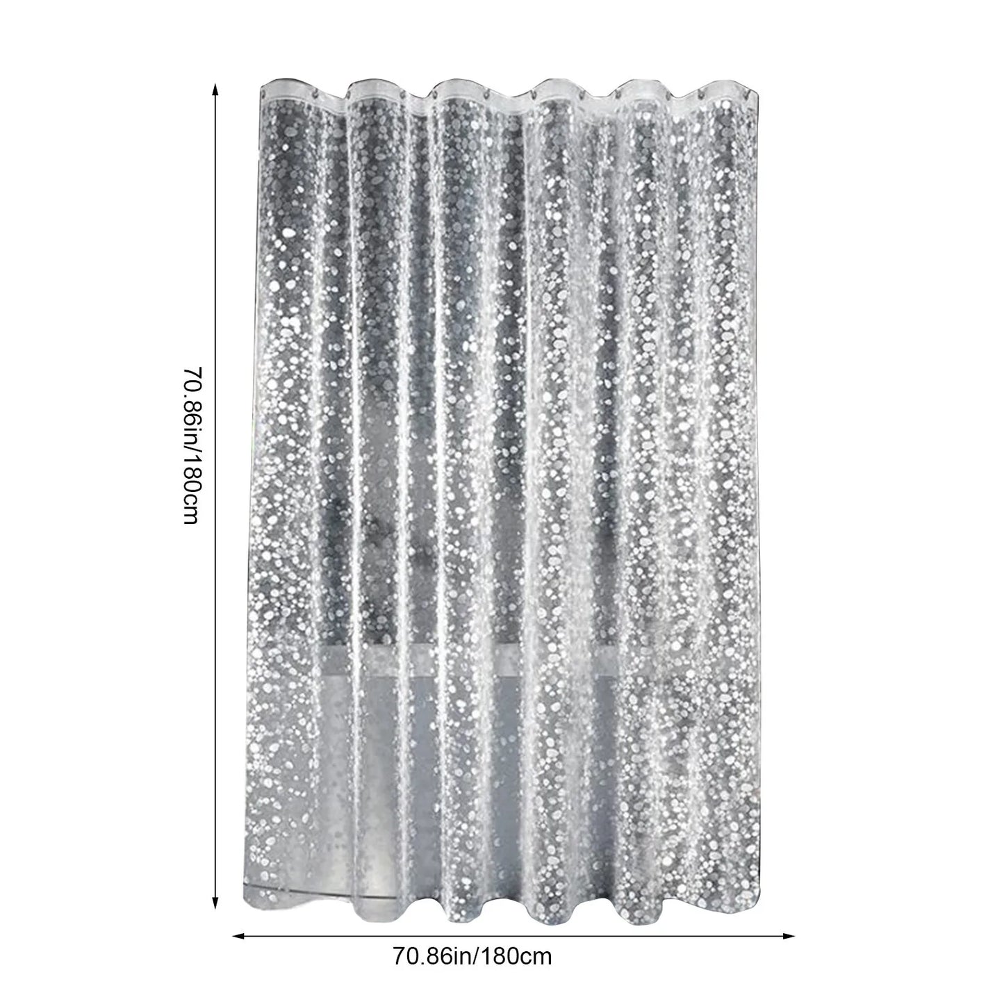 Bathroom Shower Curtain 180x180