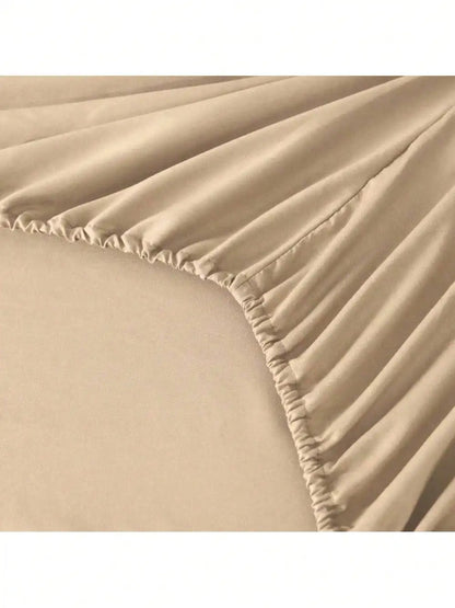 4PCS Cooling Luxury Bedding Set, Embroidered Pillowcases