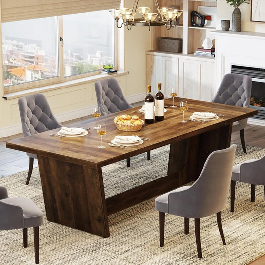 Dining Room Table: Rectangular Farmhouse Kitchen
