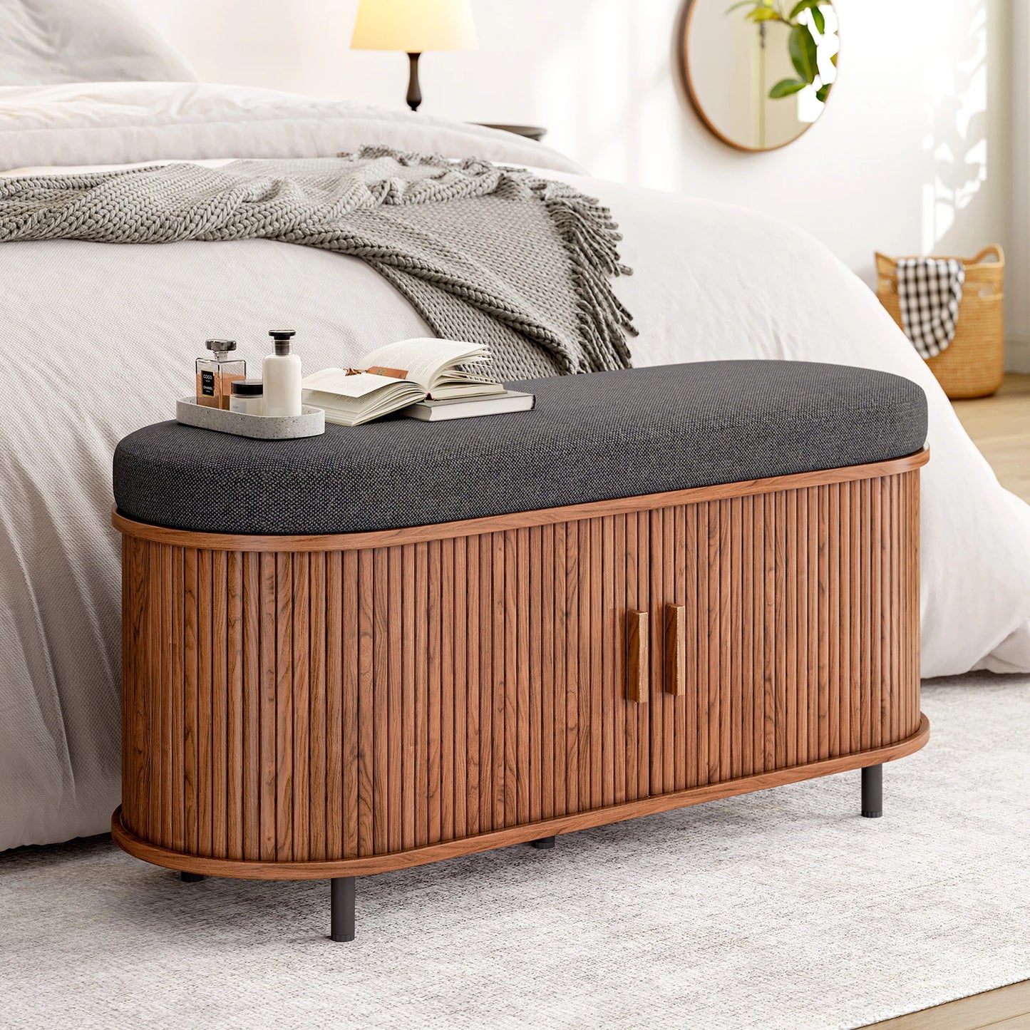 43.3 inch Shoe Storage Bench, 3 Tier